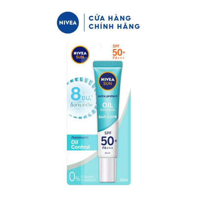 Tinh Chất Chống Nắng NIVEA Dưỡng Trắng & Kiểm Soát Dầu SPF50+ PA+++ (30ml) - 86060