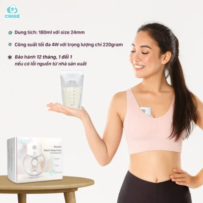 Máy hút sữa rảnh tay CHIBE CB019 - Hàng Chính Hãng