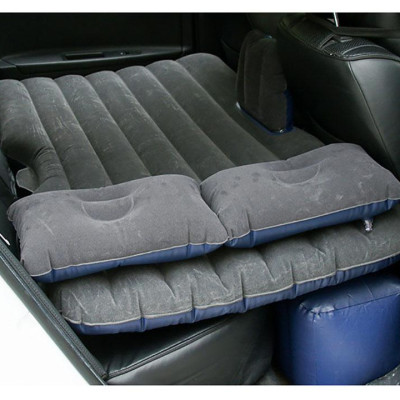 Giường hơi, Nệm hơi ô tô cao cấp phủ vải nhung thích hợp cho các chuyến dã ngoại và nghỉ ngơi trên xe hơi