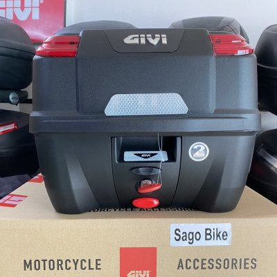 Thùng xe Wave A, thùng Givi B33NM và baga givi lắp cho Wave anpha