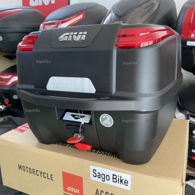 Thùng xe Wave A, thùng Givi B33NM và baga givi lắp cho Wave anpha