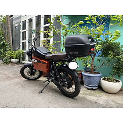 Thùng Givi E26N và baga lắp cho xe máy điện Datbike Weaver 200