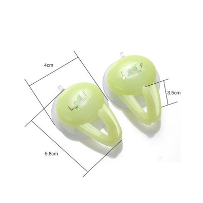 Set 2 bộ móc treo đồ có núm thít chân không ( 2 chiếc/bộ ) ( Giao màu ngẫu nhiên ) - Hàng nội địa Nhật Bản.