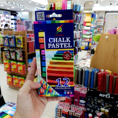 Hộp Giấy 12 Cây Phấn Màu