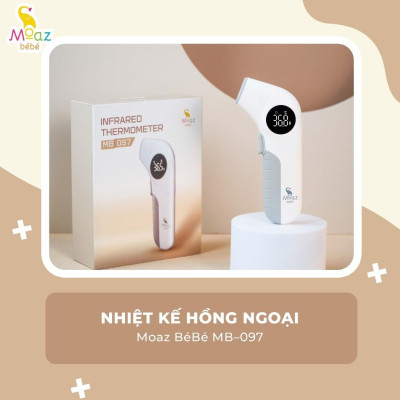 Nhiệt kế hồng ngoại Moaz BéBé MB – 097 (không bao gồm pin) - Hàng Chính Hãng