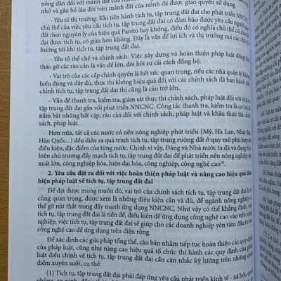 Tích tụ, tập trung đất đai ở Việt Nam- Lý luận và pháp luật hiện hành- Luật đất đai và văn bản hướng dẫn thi hành 2020