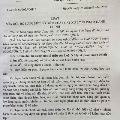 Luật Xử Lý Vi Phạm Hành Chính ( Sửa Đổi, Bổ Sung Năm 2025) Các Quy Định Chi Thiết Và Biện Pháp Thi Hành
