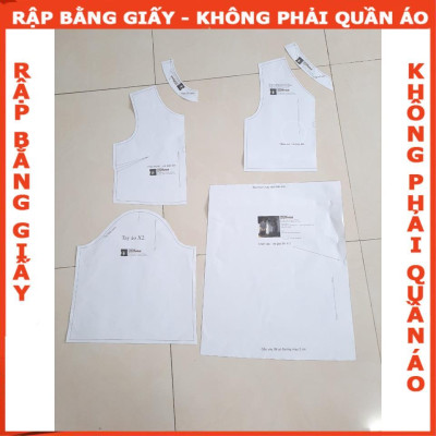 Rập giấy mã R25 cho mẹ - Rập chân váy đuôi cá (BẢN VẼ)