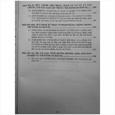 Sách Luật Thi Hành Án Dân Sự - Quy Định Chi Tiết và Văn Bản Hướng Dẫn Thi Hành - V2502D