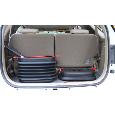 Thùng Đựng Đồ 40 Lít Co Giãn Lò Xo Cho Xe Ôtô, Có Thể Thay Đổi Chiều Cao Thùng, Giúp Chiếc Xe Của Bạn Trở Nên Ngăn Nắp, Gọn Gàng