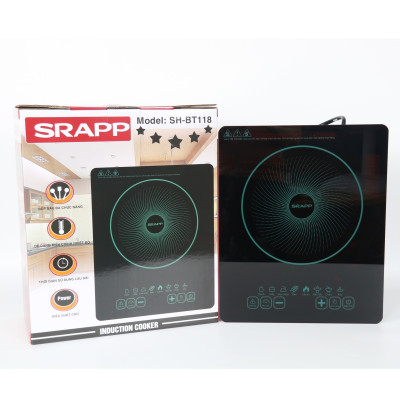 Bếp Điện Từ Đơn SRAPP SH-BT118A (Kèm nồi lẩu) - Hàng Chính Hãng