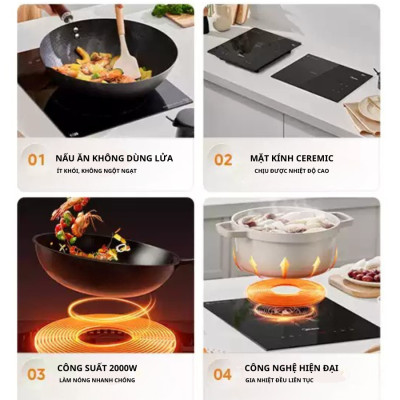 Bếp từ đơn Sowun SW 168S - Hàng chính hãng