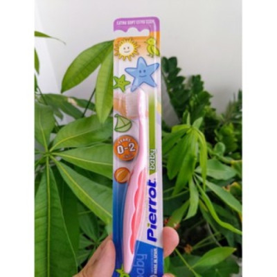 [ Mua 2 tặng 1 set kit ] Bàn chải đánh răng trẻ em PIERROT BABY (0- 2 tuổi)