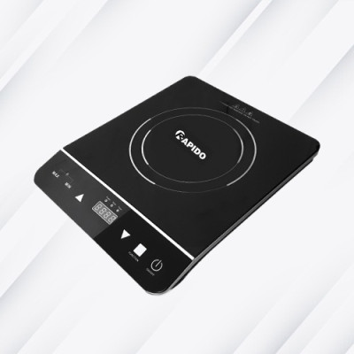 Bếp từ đơn Rapido công suất 2000W, điều khiển cảm ứng, tự động ngắt an toàn - Hàng chính hãng