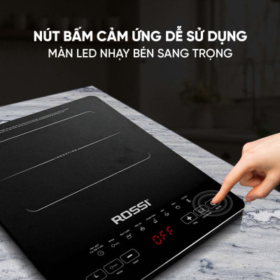 Bếp Từ Đơn Tân Á Đại Thành Rossi RS-1020CE01 Kèm Nồi - Hàng Chính Hãng Bảo Hành 24 Tháng