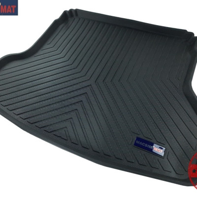 Thảm lót cốp xe ô tô Kia K3 ( Kia Cerato) 2017-đến nay nhãn hiệu Macsim chất liệu TPV cao cấp màu đen(AT012)