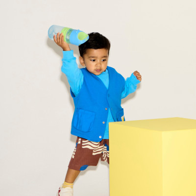 Bình Uống Nước Tommee Tippee On The Go Straw 500ml – Cho Bé Từ 18 Tháng, Xanh Lá