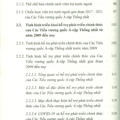 Hỗ Trợ Phát Triển Chính Thức Của Các Tiểu Vương Quốc Ả-Rập Thống Nhất Và Khả Năng Hợp Tác Với Việt Nam (Sách chuyên khảo) - Đỗ Đức Hiệp (Chủ biên)