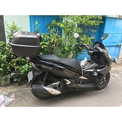 Thùng Givi E43NTL và baga SRV PCX, gối tựa lưng BE43N, bộ thùng xe PCX