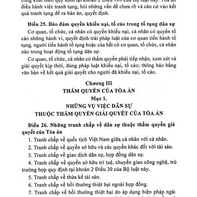 Bộ Luật Tố Tụng Dân Sự Của Nước Cộng Hòa Xã Hội Chủ Nghĩa Việt Nam (2016)