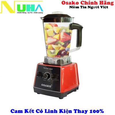 Máy xay sinh tố công suất lớn OSAKO OS-1500 - công suất 1500W, xay đá viên, xay rau má,...có linh kiện thay - Hàng chính hãng
