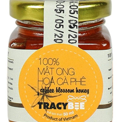 Combo 1 mật ong hoa cà phê và 2 mật ong hoa chôm chôm 70G