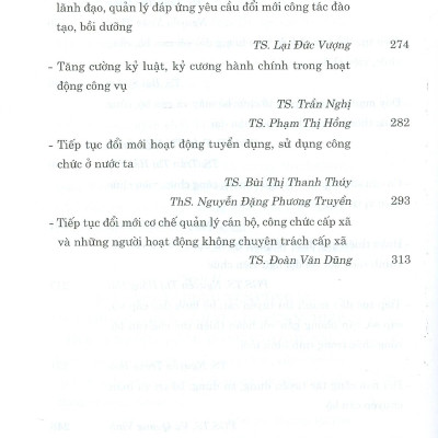 Xây Dựng Nền Công Vụ Liên Thông, Thống Nhất, Chuyên Nghiệp, Trách Nhiệm, Năng Động Và Thực Tài