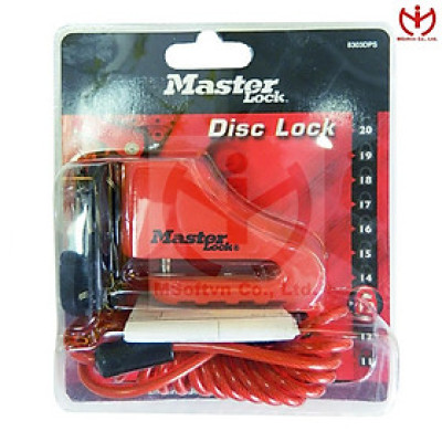 Khóa phanh thắng đĩa xe máy Master Lock 8303 DPS+ - MSOFT