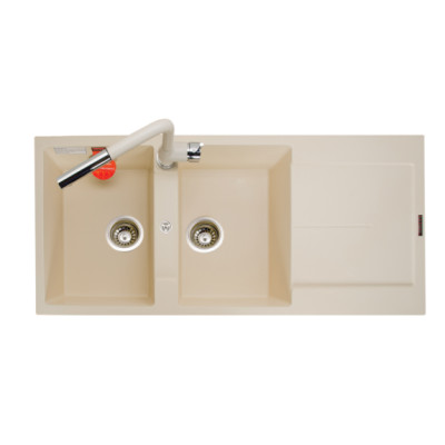 Chậu Rửa Chén Carysil ENC1 - 80% Bột Đá Granite Tự Nhiên - Hàng Chính Hãng