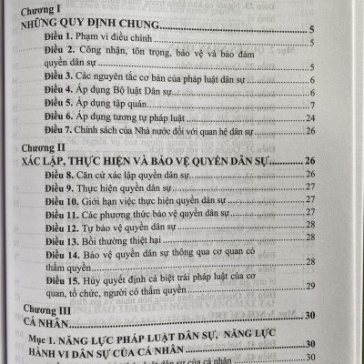 Chỉ Dẫn Tra Cứu, Áp Dụng Bộ Luật Dân Sự Năm 2015