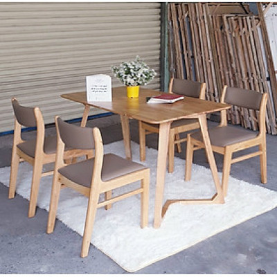 Bộ bàn ăn 4 ghế M1 Juno Sofa hiện đại 