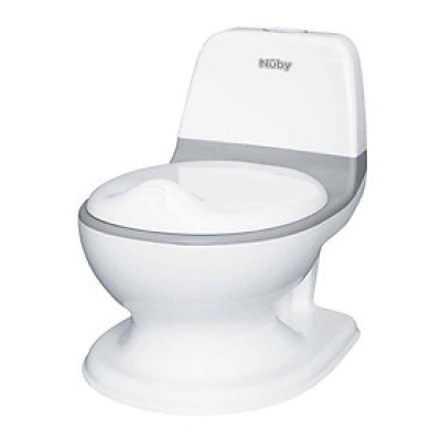 [ 76503-Nuby ] Bồn vệ sinh thu nhỏ cho bé, có âm thanh xã nước, tặng kèm 02 cục pin AAA