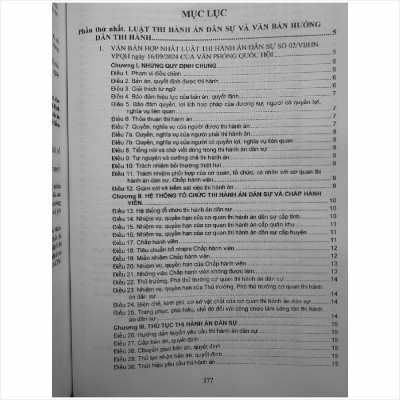 Sách Luật Thi Hành Án Dân Sự - Quy Định Chi Tiết và Văn Bản Hướng Dẫn Thi Hành - V2502D