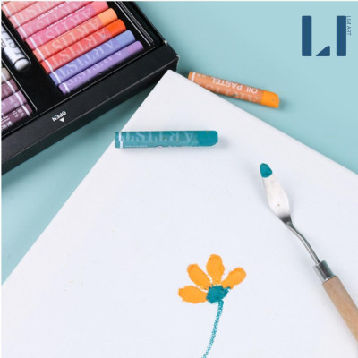 Màu sáp dầu Giorgione 12/24 màu soft oil pastels vẽ tranh chuyên nghiệp