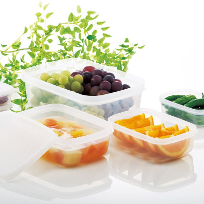 Set 03 hộp thực phẩm nắp mềm Fit in Pack hàng Made in Japan