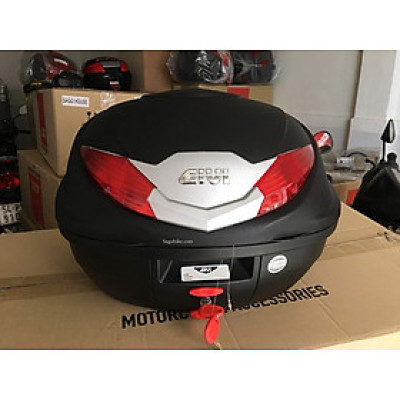 Thùng givi B360N kèm đế đệm MP70N và ốc gắn, thùng gắn sau xe máy givi