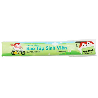 Bao Tập Sinh Viên Nylon PĐ 255 (10Tờ/Cuộn)