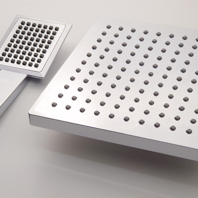 Bộ sen cây tắm đứng nóng lạnh, cảm biến nhiệt độ, màn hình LED Eurolife EL-S907 (Trắng bạc)