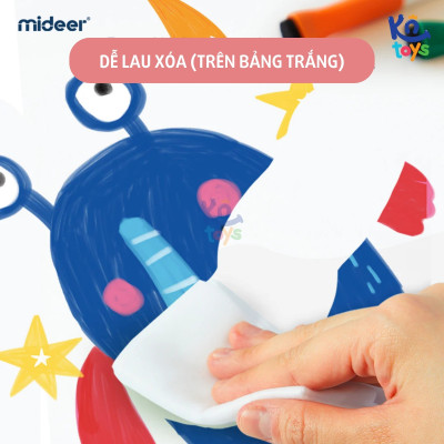 Hộp 8 Cây Bút Lông Màu Viết Bảng Đa Năng Cao Cấp An Toàn Cho Trẻ – Mideer Little Artist Whiteboard Marker