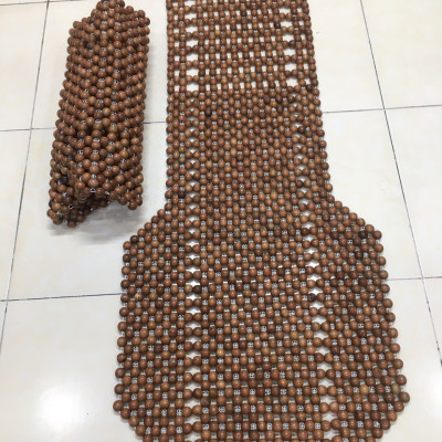 Đệm Lót Ghế Xe Ô Tô Hạt Gỗ Hương Cao Cấp Hạt 1.8cm ( Mian.vn )