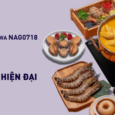 [HỘP QUÀ TẾT] [TẶNG KÈM NỒI LẨU 280x75mm] Bếp từ đơn Nagakawa NAG0718 (2000W) - 5 chương trình nấu - Bảo hành 1 năm - Hàng chính hãng