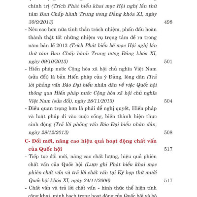 Quốc Hội trong tiến trình đổi mới đáp ứng yêu cầu xây dựng, hoàn thiện nhà nước pháp quyền xã hội chủ nghĩa ở Việt Nam - bản in 2024