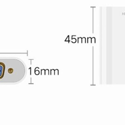 Bộ Chuyển Đổi Ugreen HDMI Sang VGA HDMI Có Nguồn Phụ 40744 - Hàng Chính Hãng