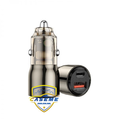 Tẩu Sạc GEEK 95W QC012 - 2 Cổng Sạc USB A + USB C - Sạc Nhanh PD+QC