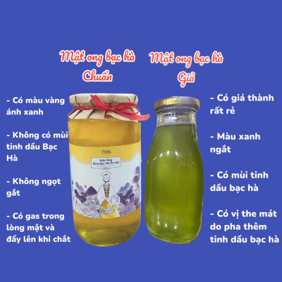MẬT ONG BẠC HÀ VIETGAP CHÍNH HÃNG 350ML, MẬT ONG BẠC HÀ PO MỶ OCOP HÀ GIANG NGUYÊN CHẤT