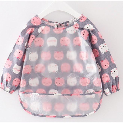 Áo Yếm Ăn Dặm Mastela cho Bé, chất liệu vải cotton mềm mại và chống thấm tốt (Giao màu ngãu nhiên)