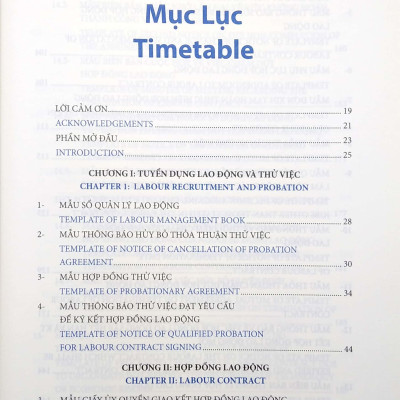 Các Biểu Mẫu Nhân Sự Khó Tìm Liên Quan Đến Pháp Luật Lao Động (Tái Bản 2021)