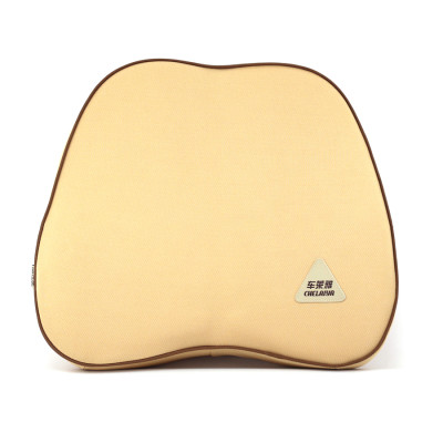 Tựa Lưng Ô Tô Cao Su Non Vải Nỉ CHELAIYA MS003 Màu Kem