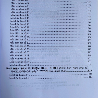 Luật Xử Lý Vi Phạm Hành Chính Và Các Văn Bản Hướng Dẫn Thi Hành