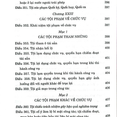 Bộ luật Hình sự (Hiện hành) (Bộ luật năm 2015, sửa đổi, bổ sung năm 2017)